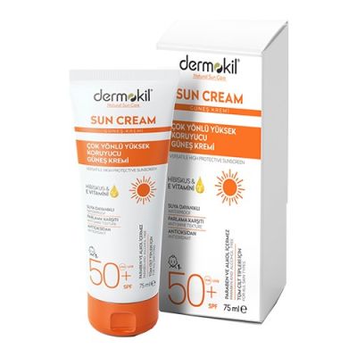 Dermokil Sun Cream-çok Yönlü Yüksek Koruyucu Güneş Kremi50 Spf 75 Ml