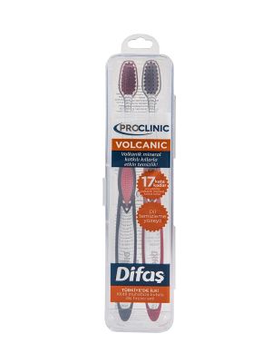 Difaş Diş Fırçası Proclinic Volcanic 1+1