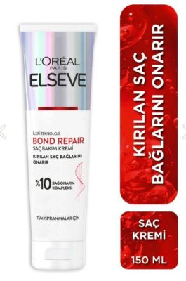 Elseve Bond Repair Tüm Yıpranmalar Için Saç Bağlarını Onarıcı Bakım Kremi 150 Ml