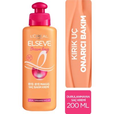 ELSEVE L'oréal Paris Dream Long Bye-bye Makas Saç Bakım Kremi 200 ml