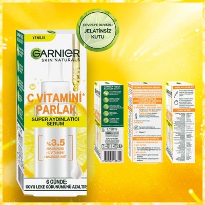  Garnier C Vitamini Parlak Süper Aydınlatıcı Serum 30 Ml 3600542433341