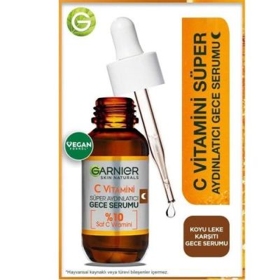 Garnier C Vitamini Süper Aydınlatıcı Gece Serumu 30 Ml
