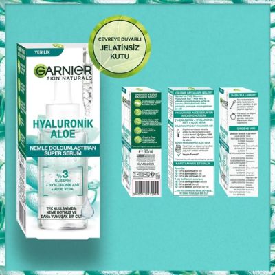  Garnier Hyaluronik Aloe Nemle Dolgunlaştıran Süper Serum 30 Ml 3600542432955