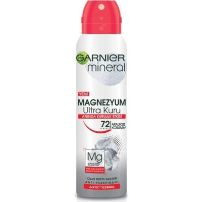 Garnier Mineral Magnezyum Ultra Kuru Sprey Deodorant