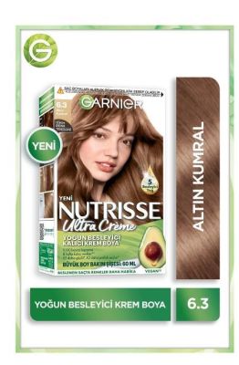 Garnier Nutrisse Yoğun Besleyici Kalıcı Krem Saç Boyası 6.3 Altın Kumral
