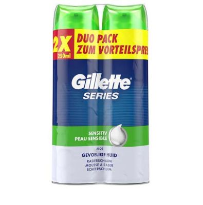 Gillette Duo Pack Foam Sensitive 2x200 ml
