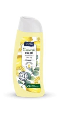 Hobby Duş Jeli Naturals Energy Okaliptus Özü Limon Yağı 500Ml