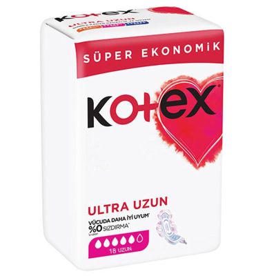 Kotex Ultra Hijyenik Ped Ekonomik Uzun 18'li