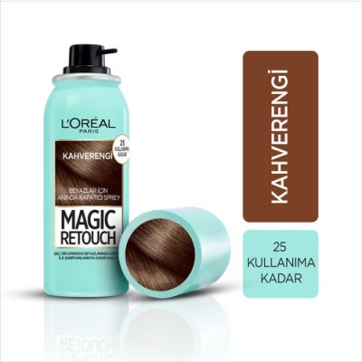 L'Oreal Paris Beyaz Saçlar için Kapatıcı Kahverengi Saç Spreyi 75 ml