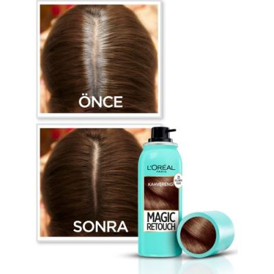  L'Oreal Paris Beyaz Saçlar için Kapatıcı Kahverengi Saç Spreyi 75 ml