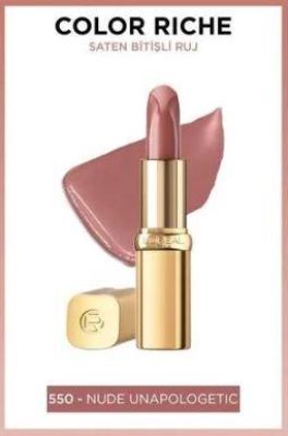 LOreal Paris Color Riche Saten Bitişli Ruj - 550 Nude Unapologetic