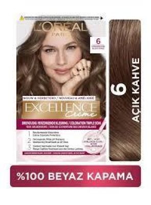 Loreal Paris Excellence Creme 6 Açık Kahve