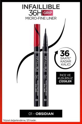 L\'Oreal Paris L\'oréal Paris Infaillible 36h Grip Micro Fine Eyeliner 01 Obsidian - Siyah 3600524048907