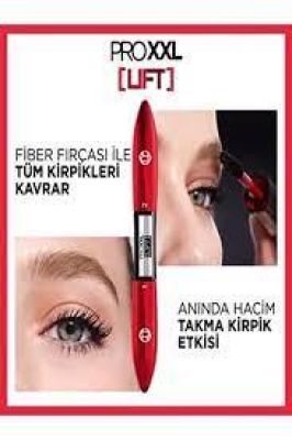 LOreal Paris Pro xxl Lift Çift Taraflı Maskara - Kirpik Lifting Etkisi