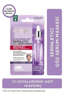L'Oreal Paris Revitalift Filler Serinletici Göz Serum Maskesi