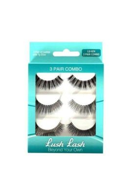 Lush Lash Takma Kirpik 3 Pair Combo