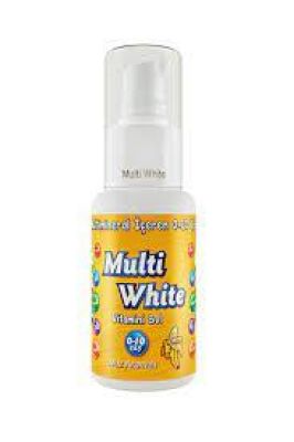Multi White Diş Macunu 50 ML Muz Aromalı Bol Vitaminli (0-10 Yaş)