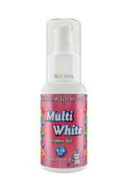 Multi White Diş Macunu 50 ML Sakız Aromalı Bol Vitaminli (0-10 Yaş)
