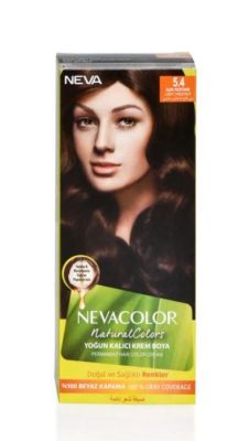 Neva Color 5.4 Açık Kestane Kalıcı Krem Saç Boyası