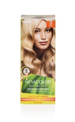 Neva Color Natural 10 Platin - Kalıcı Krem Saç Boyası