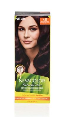 Neva Color Natural 4.65 Akaju Kızıl Kahve Saç Boyası
