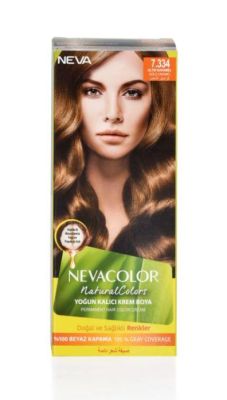 Neva Color Natural 7.334 Altın Karamel Saç Boyası