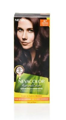 Neva Color Natural Kalıcı Saç Boya Seti 4.7 Türk Kahvesi
