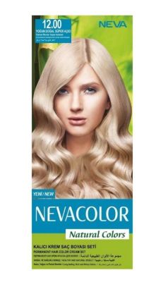 Neva Color Natural Kalıcı Saç Boya Seti 12.00 Yoğun Doğal Süper Açıcı