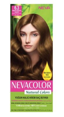 Neva Color Natural Saç Boyası Seti 6.3 Fındık Kabuğu