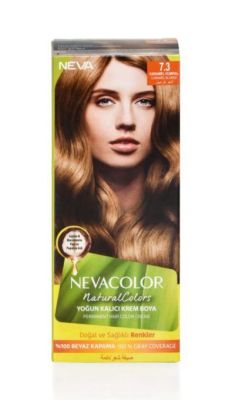 Neva Color Natural Saç Boyası 7.3 Karamel Kumral