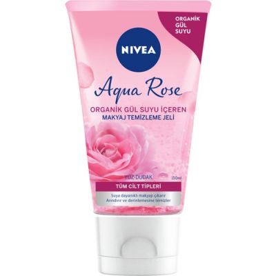  Nivea Aqua Rose Organik Gül Suyu İçeren Makyaj Temizleme Jeli 150ml