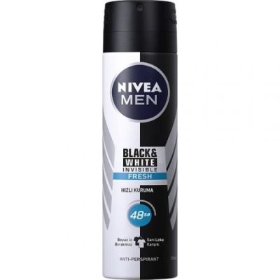 Nivea Men Erkek Sprey Deodorant Black&white Invisible Fresh 150ml