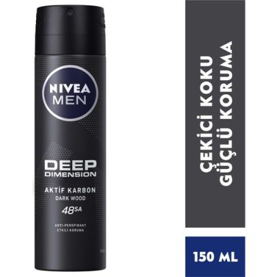 Nivea Nıvea Deep Dimension Deodorant Erkek 150 ml