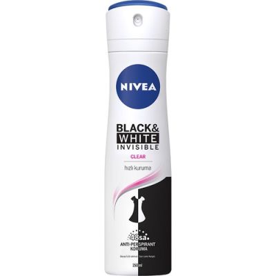  Nivea Women Invisible Black Whıte Clear Deodorant Sprey