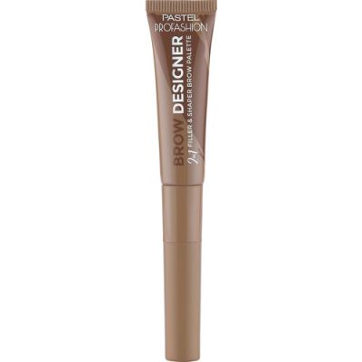  Pastel Profashion Brown Designer 2 In 1 Filler And Shaper Brow Palette Kaş Paleti 111