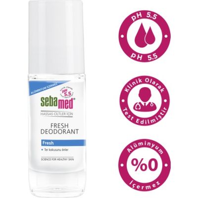  Sebamed Alüminyum İçermeyen Roll On Fresh 50 ml