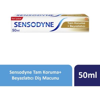 Sensodyne Tam Koruma ve Beyazlatıcı Diş Macunu 50 ml