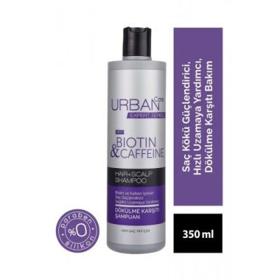 Urban Care Expert Biotin Ve Kafein Dökülme Karşıtı Saç Bakım Şampuanı-Hızlı Uzamaya Yardımcı-350 Ml