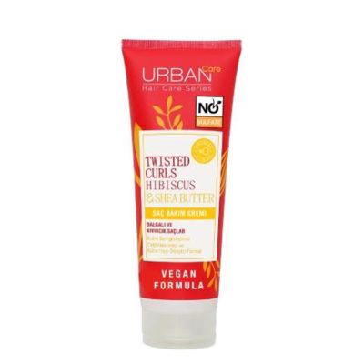 Urban Care Hibiscus&Shea Butter Kıvırcık Ve Dalgalı Saçlara Özel Saç Kremi Sülfatsız 250 ml