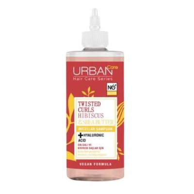 Urban Care Hibiscus&Shea Butter Kıvırcık Ve Dalgalı Saçlara Özel Miselar Şampuan-Sülfatsız-340 Ml
