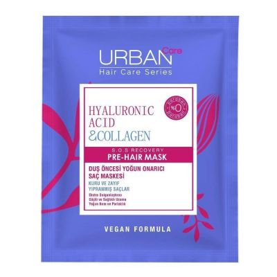 Urban Care Hyaluronik Asit&Kolajen Sağlıklı Uzamaya Yardımcı Duş Öncesi Saç Bakım Maskesi-50 ML