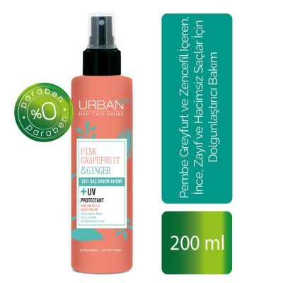 Urban Care Natural's Pink Grapefruit & Ginger Sıvı Saç Bakım Kremi 200 Ml