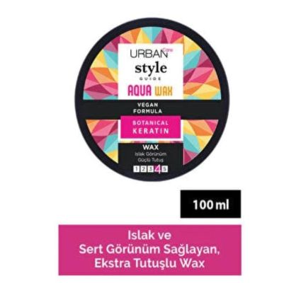  Urban Care Style Guide Islak Görünüm Sağlayan Wax - Güçlü Tutuş - Vegan - 100 Ml