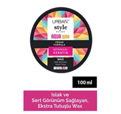 Urban Care Style Guide Islak Görünüm Sağlayan Wax - Güçlü Tutuş - Vegan - 100 Ml