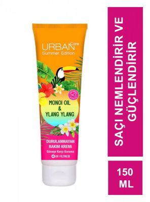  Urban Care Summer-Monoi Yağı&Ylang Ylang Güneş Koruyucu Durulanmayan Bakım Krem-Vegan-150ML