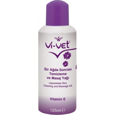 Vi-Vet Ağda Sonrası Temizleme ve Masaj Yağı 125 ml E Vitaminli