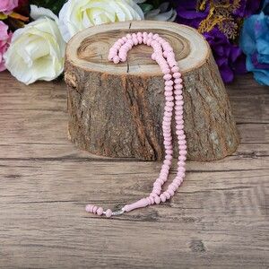 10 Adet Kristal Kokulu Tesbih Pembe (6mm)