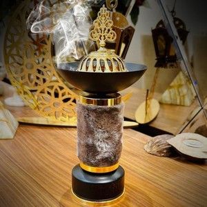 Aşıyan- Lüks Ahşap Metalli Tütsülük & Buhurdanlık Incense and Censer Bakhoor