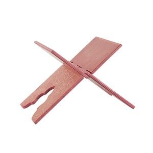  Çocuk Boy Ahşap Kitaplık ve Kuran Alıştırma Rahlesi 35*17 cm Rumi Desenli Pembe