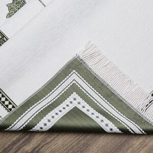  İsme Özel Ramadan Kerim Seccade Krem 68x110 cm-330 gr